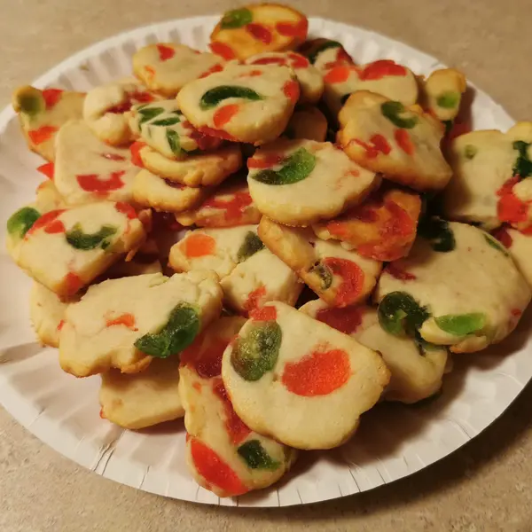 Candied Cherry Cookies