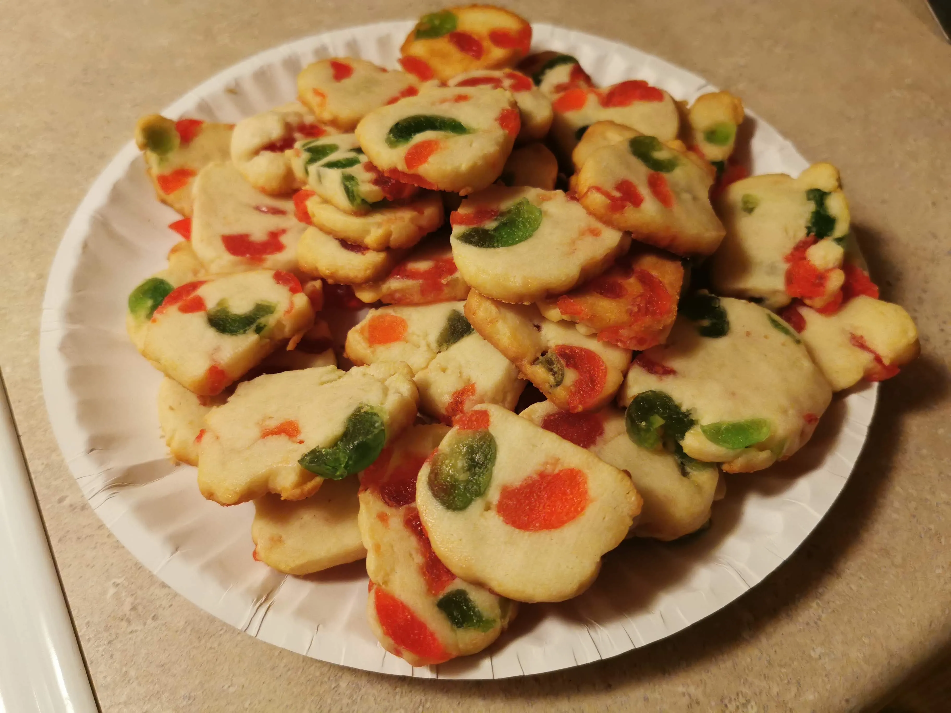 Candied Cherry Cookies