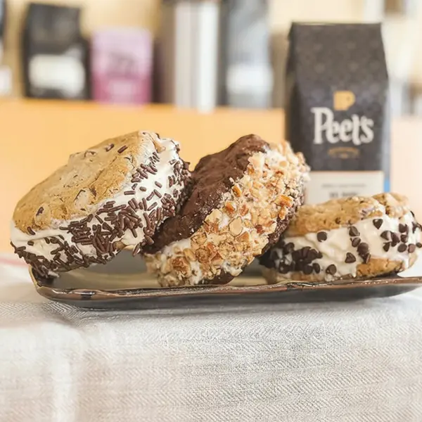 Coffee Ice Cream Sandwiches
